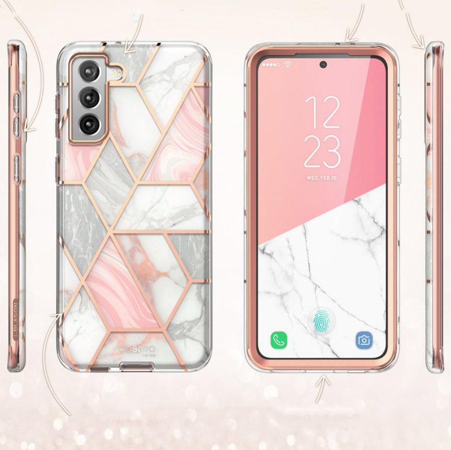 Etui pancerne (z wbudowana osłoną ekranu) Supcase i-Blason Cosmo do Galaxy S21 FE 5G.